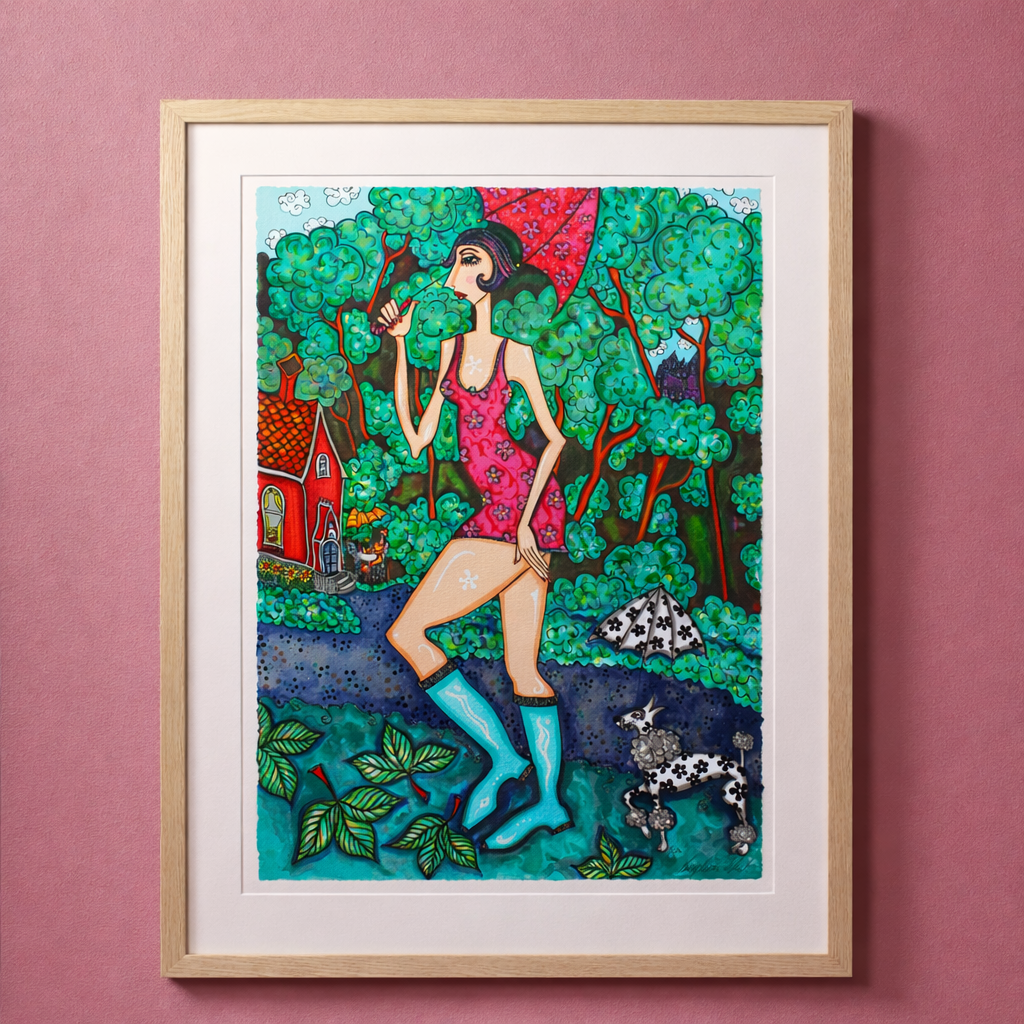 Angelica Wiik - Med indramning