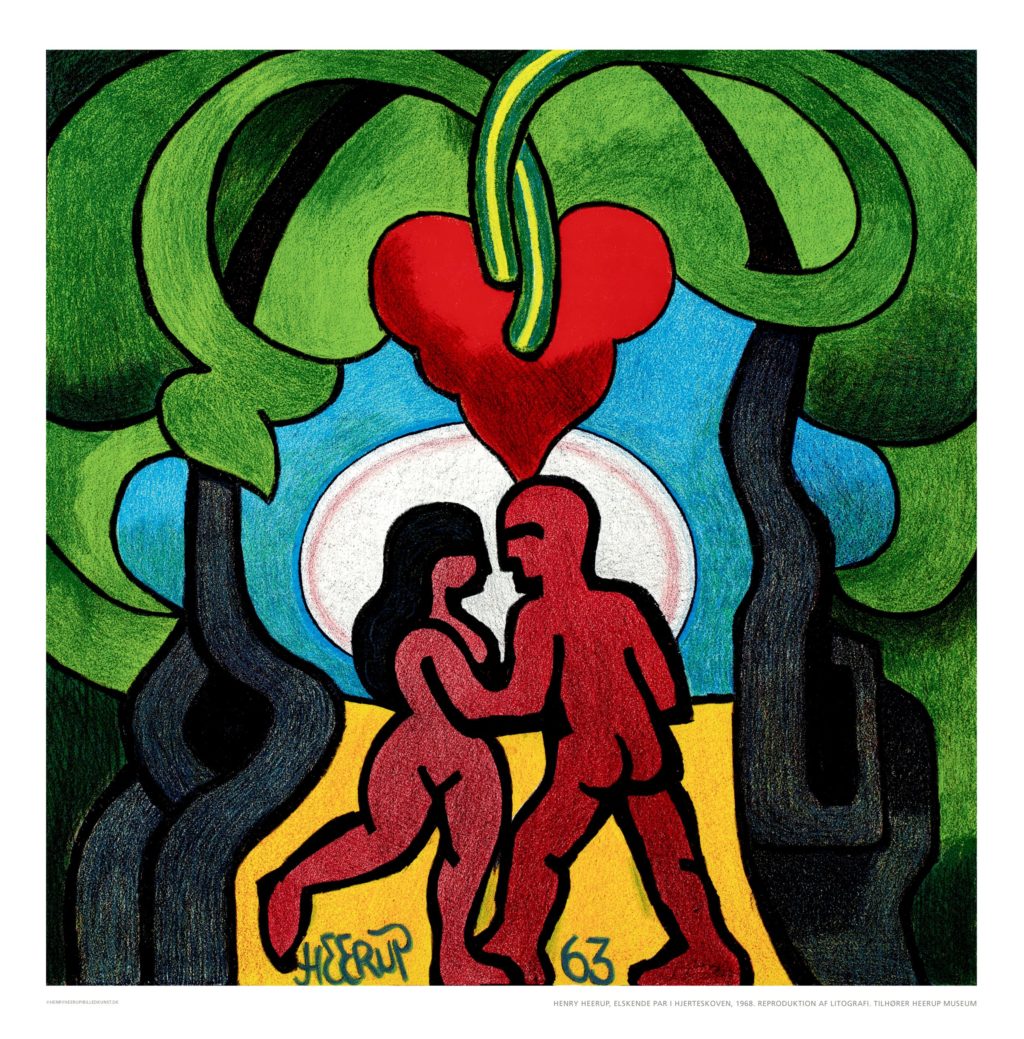Henry Heerup - Elskende par i hjerteskoven