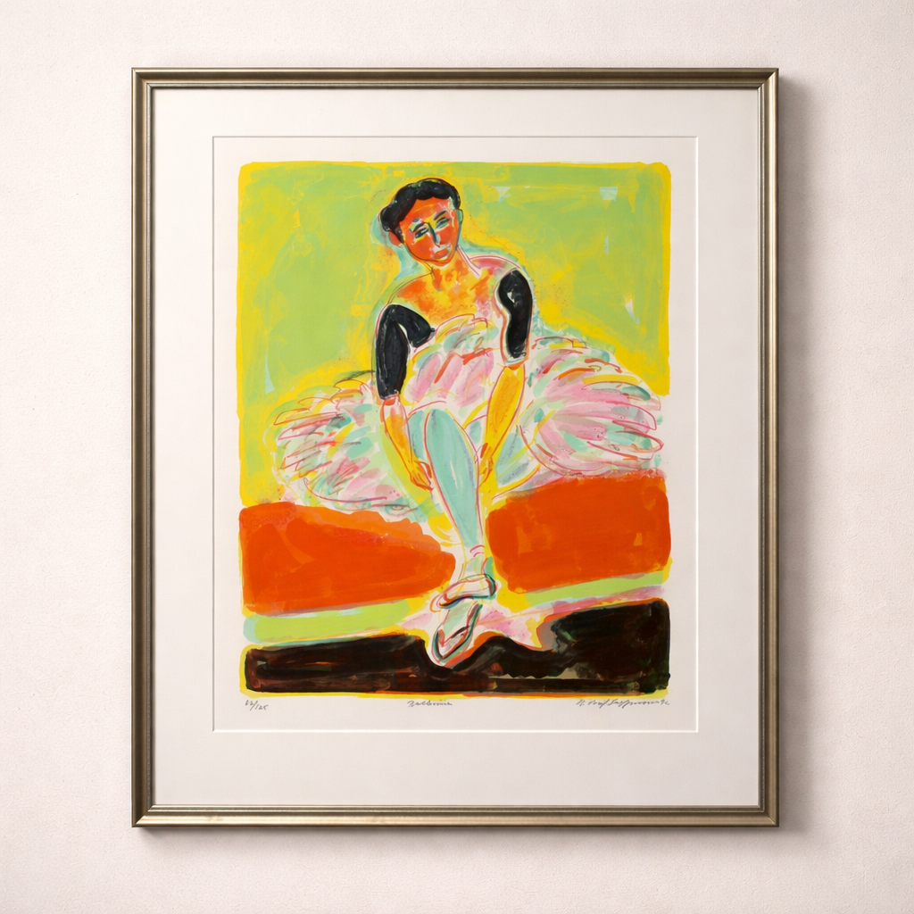 Hans Voigt Steffensen - Ballerina - Med indramning