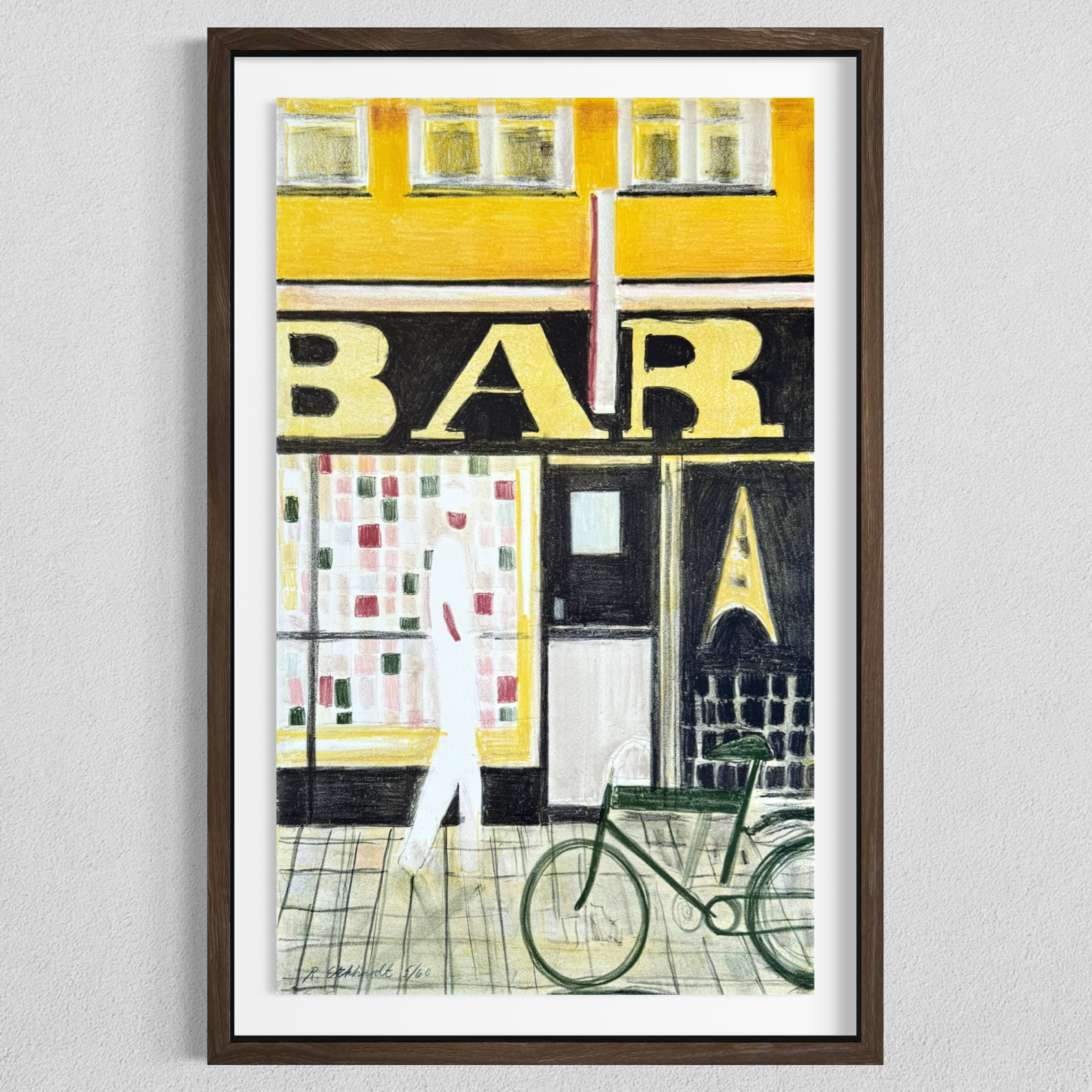 Rasmus Eckhardt - Eiffel II - Med indramning