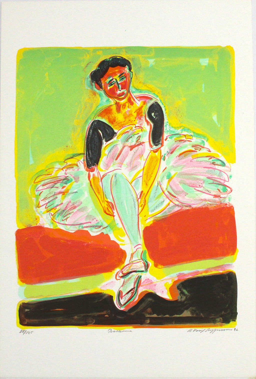 Hans Voigt Steffensen - Ballerina - Med indramning