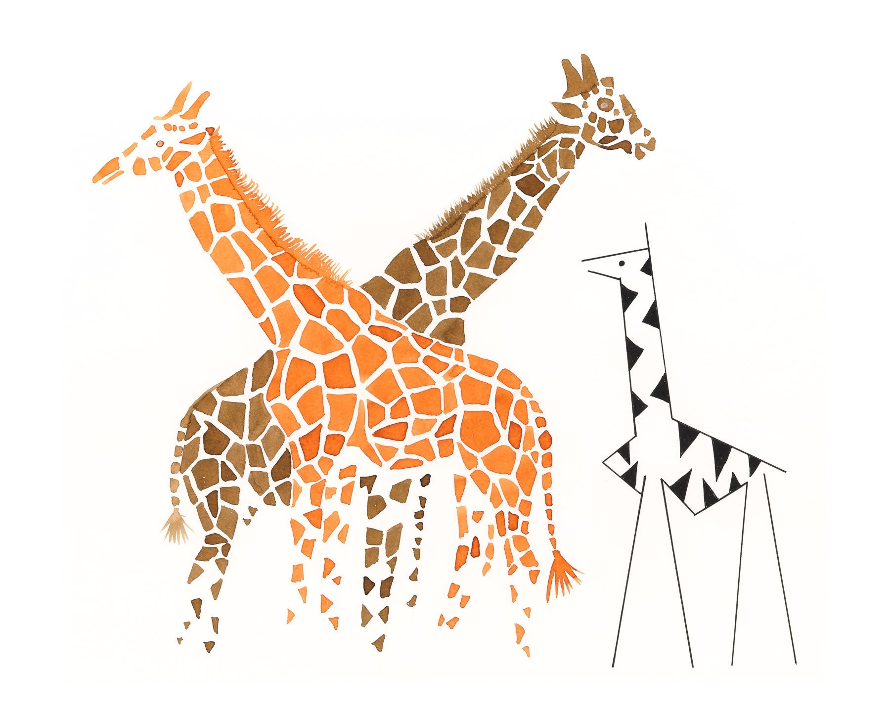 Ole Valdemar Nielsen - Giraffer