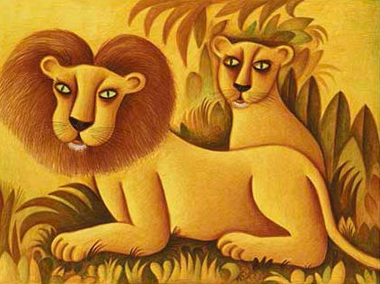 Hans Scherfig - To Løver