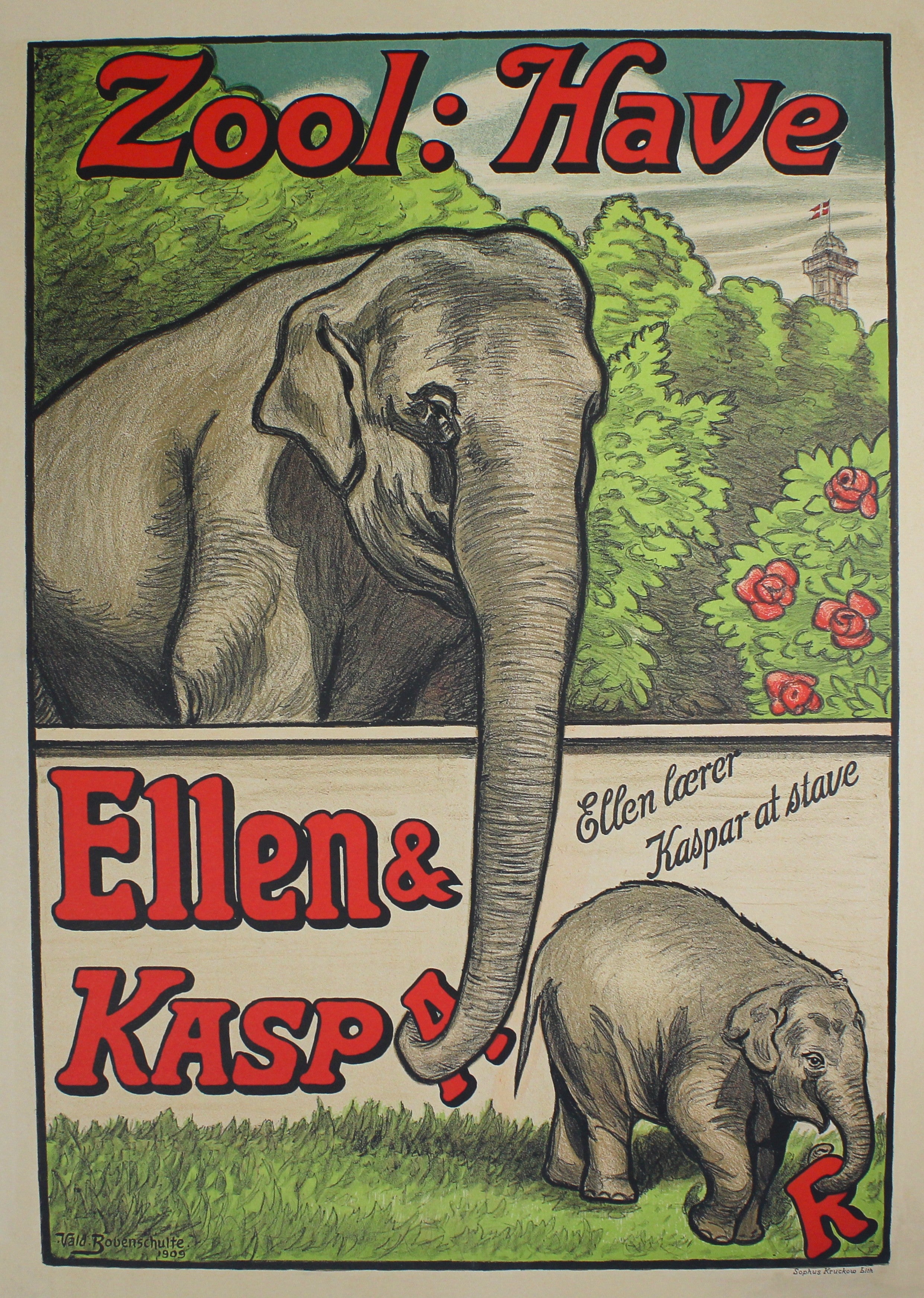 Zoologisk Have - Elefanterne Ellen & Kasper