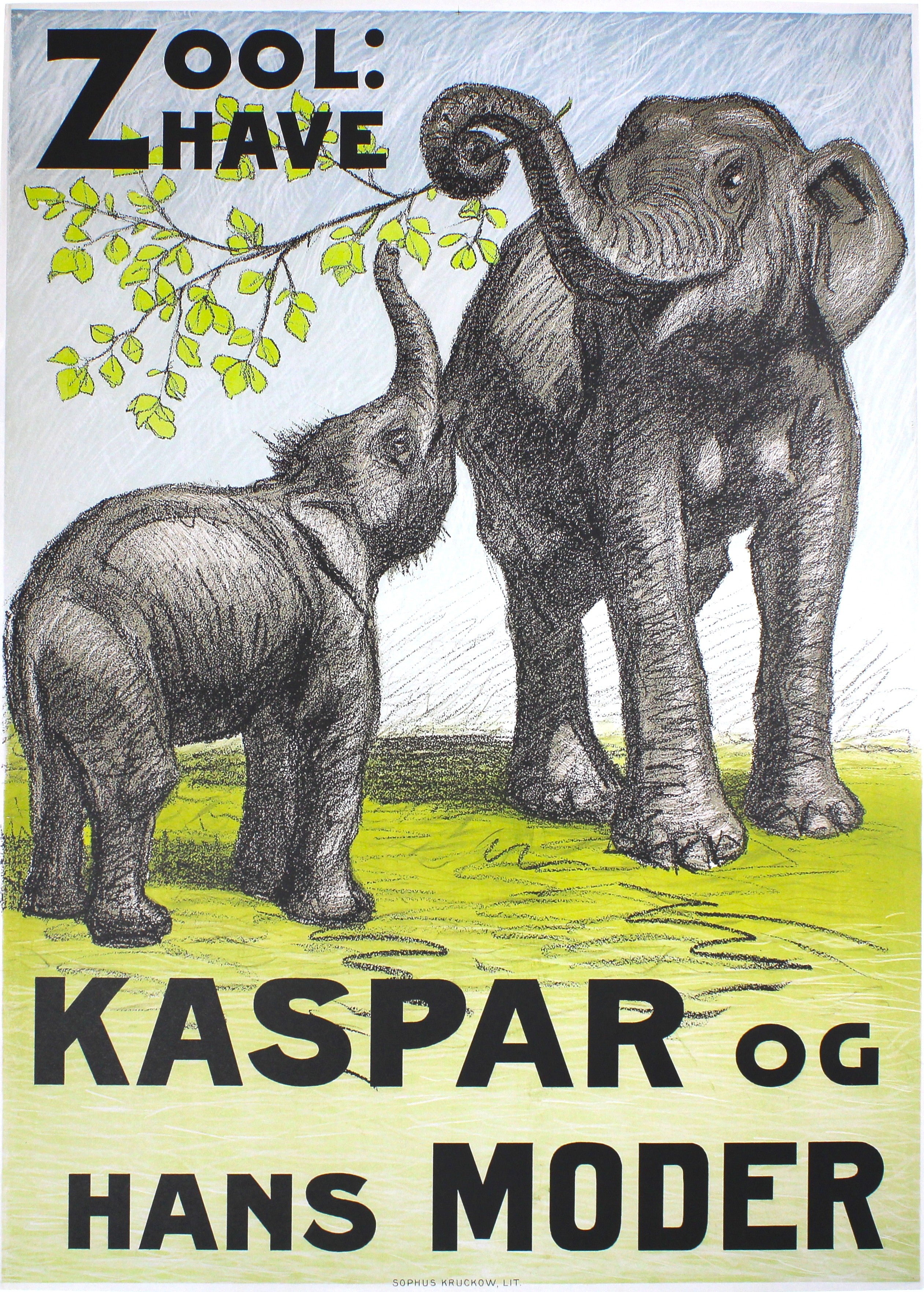 Zoologisk Have - Elefanter Kasper og moder