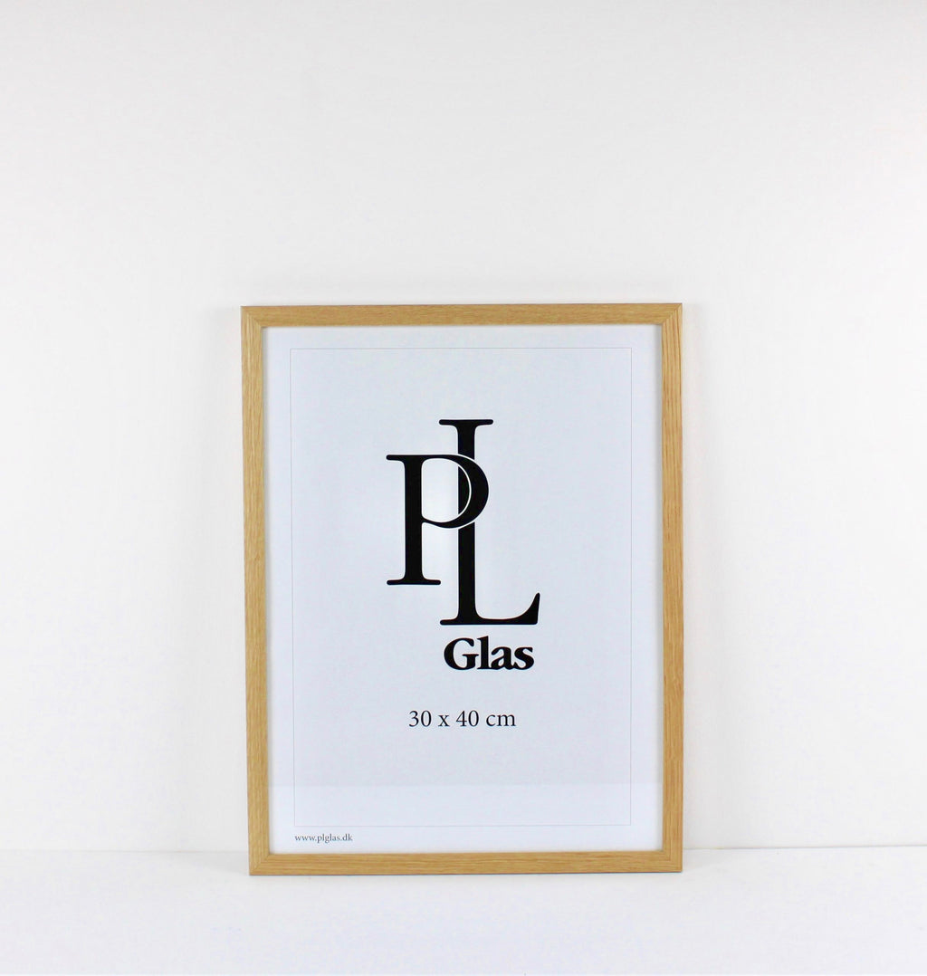 Træramme i Egetræ - PL glas
