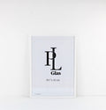 Hvide træramme - PL glas