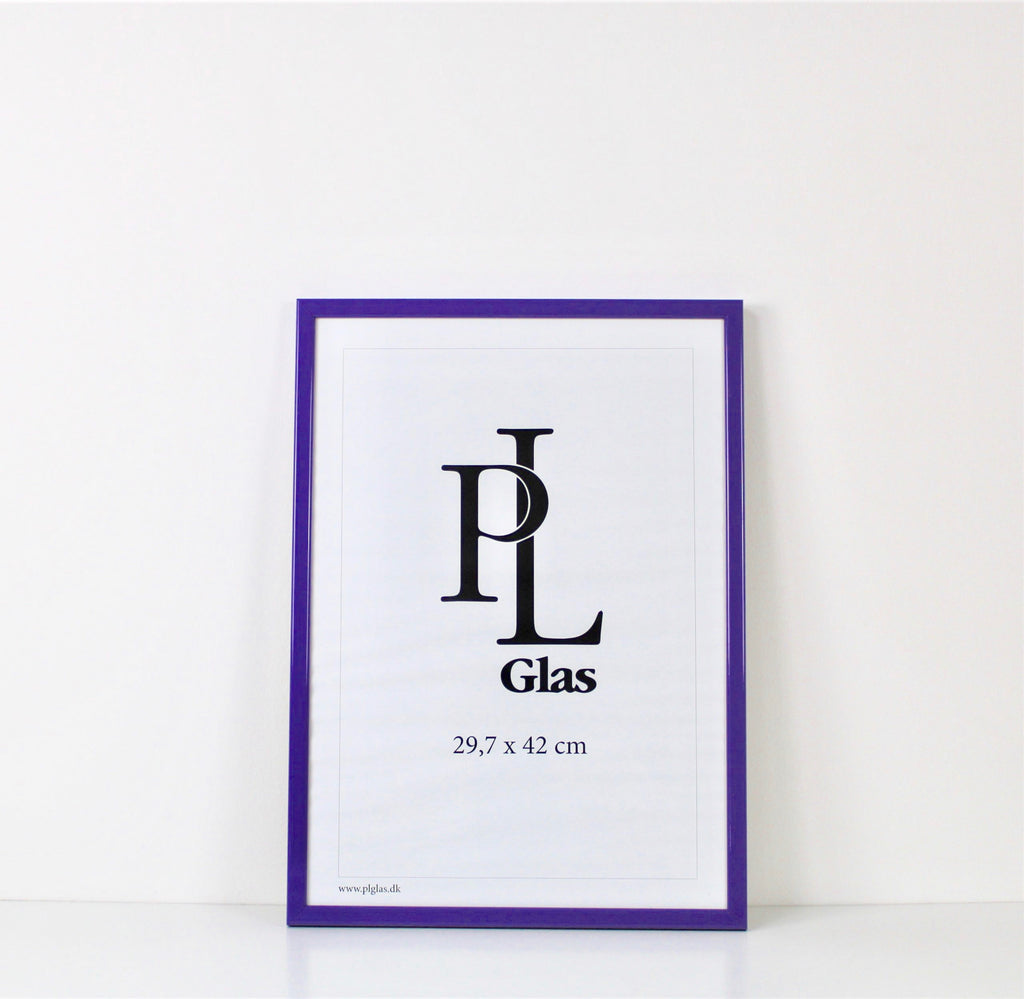 Lilla lak træramme - PL glas